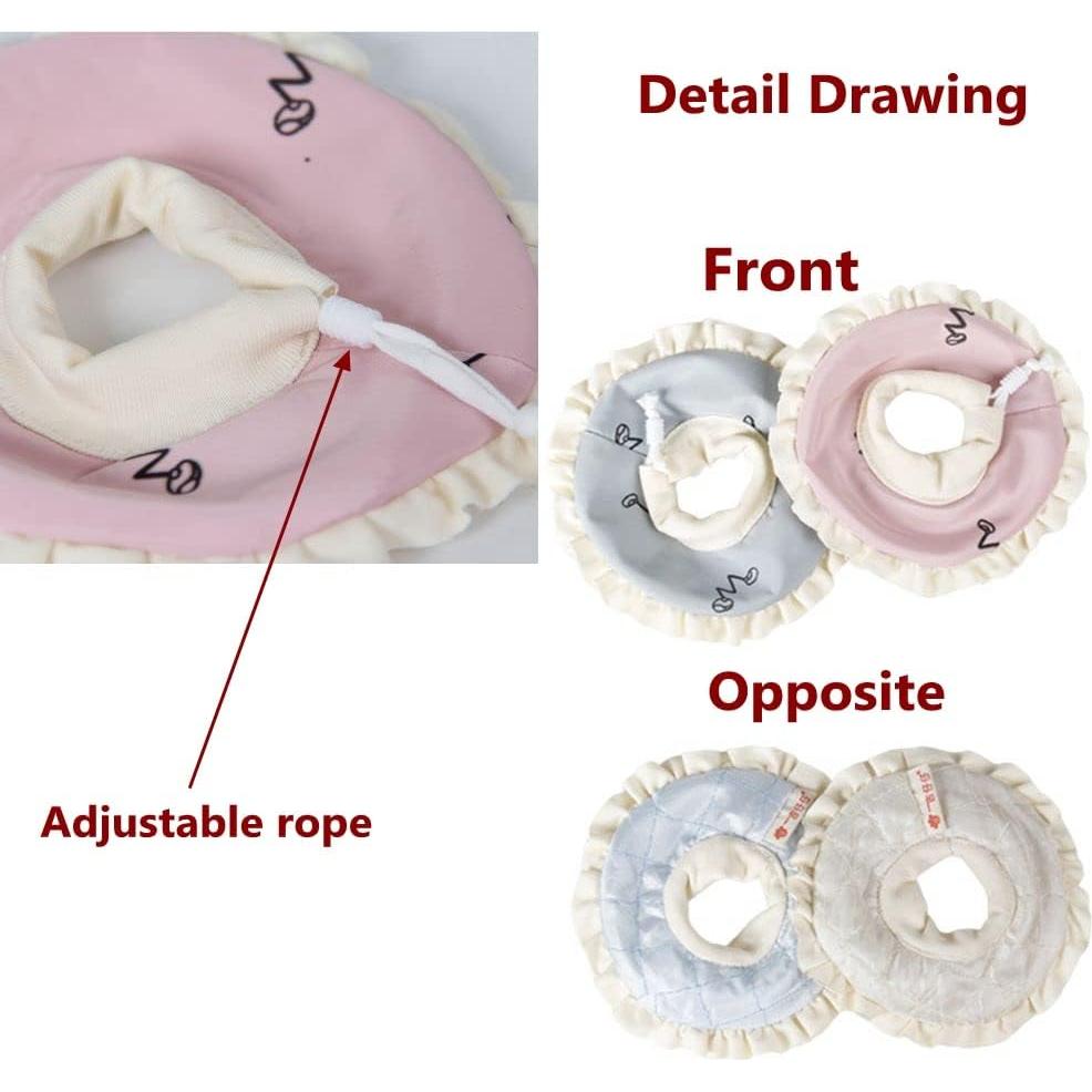 Collar de Recuperación Ajustable KUNBIUH para Conejos y Chinchillas (S)