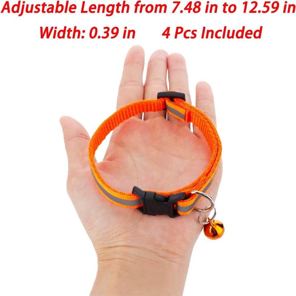 Collares Ajustables para Conejos y Cobayas DQITJ - 4 Piezas