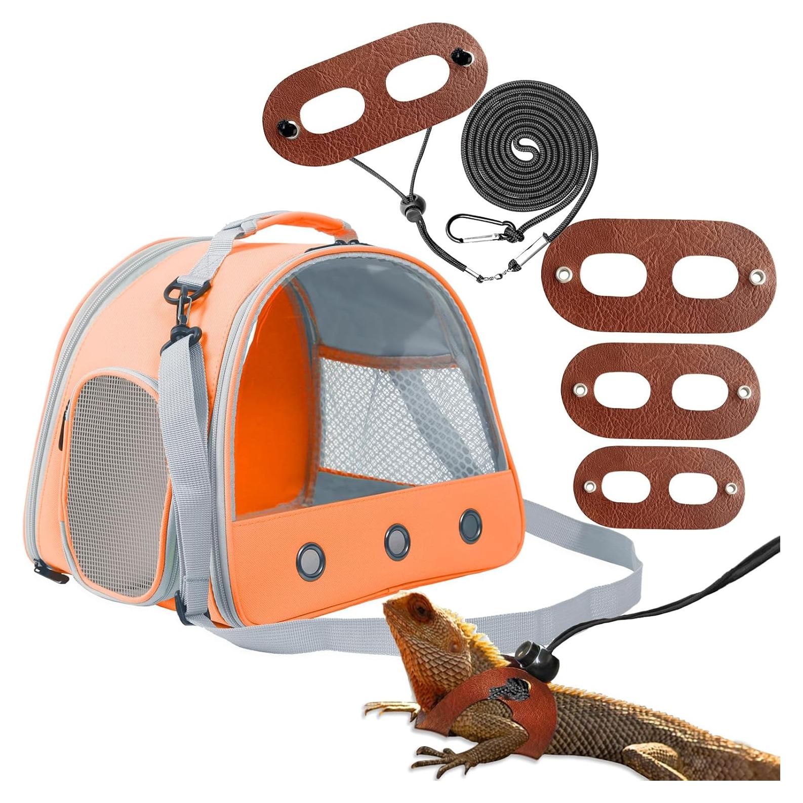 Transportador de Animales Pequeños WEVONIGU 20cm Naranja