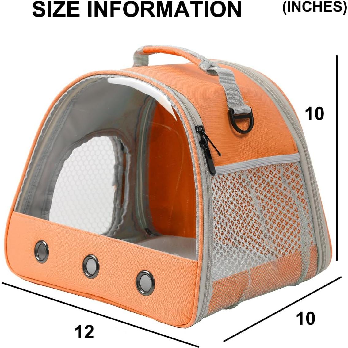 Transportador de Animales Pequeños WEVONIGU 20cm Naranja