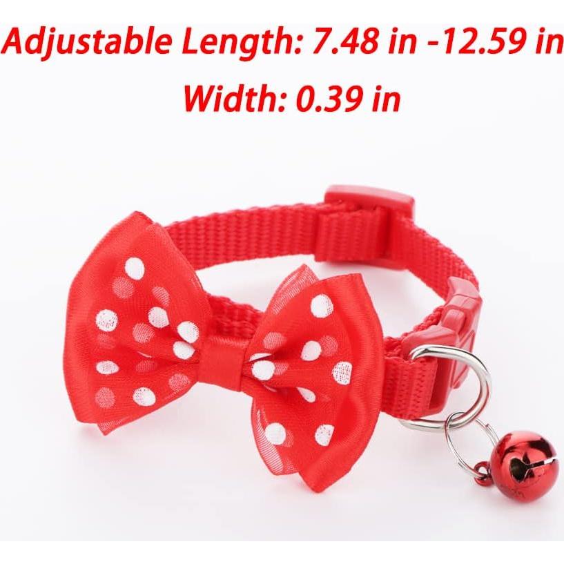 Collares Ajustables para Conejos DQITJ - 3 Pcs con Campana