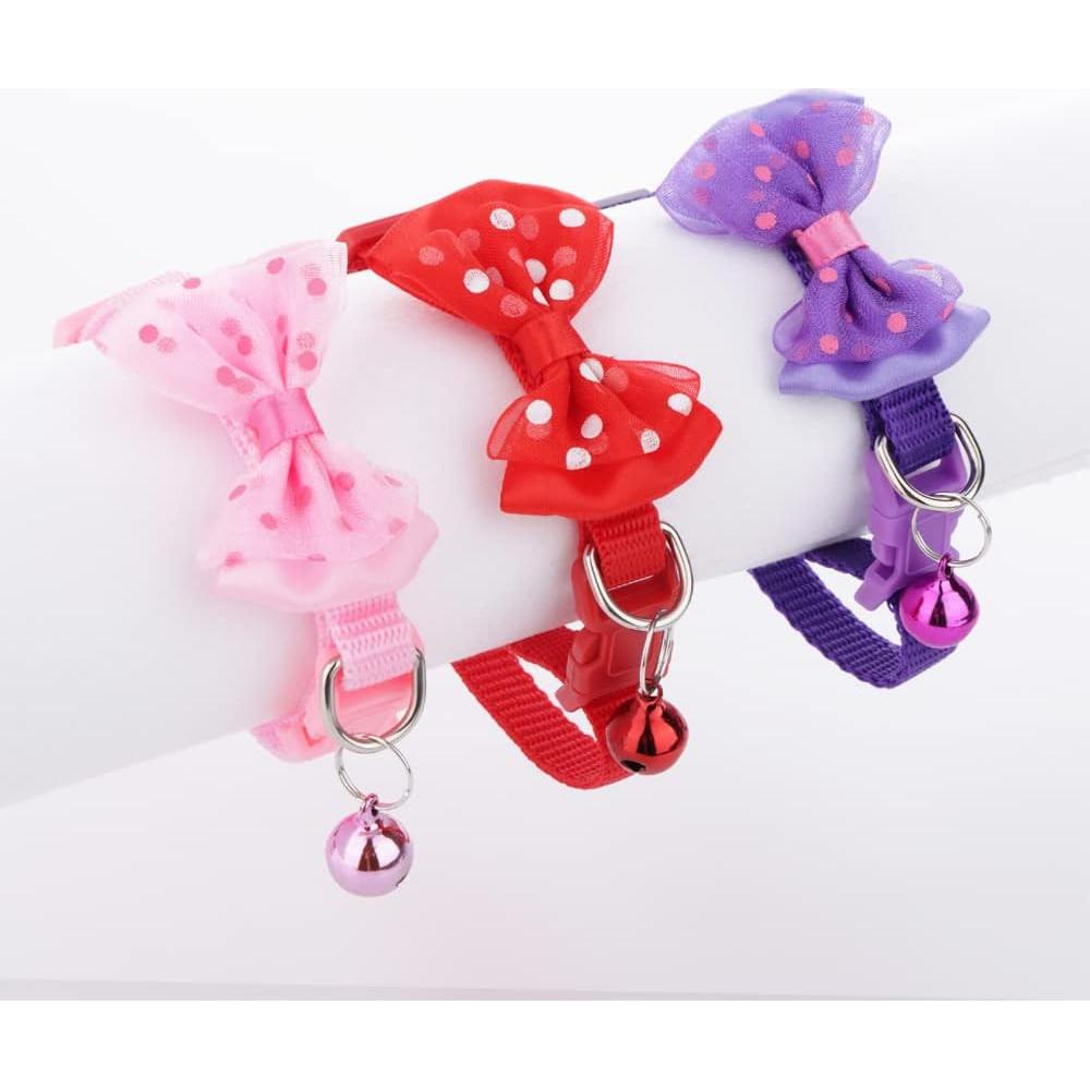 Collares Ajustables para Conejos DQITJ - 3 Pcs con Campana