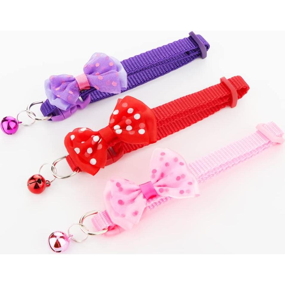 Collares Ajustables para Conejos DQITJ - 3 Pcs con Campana