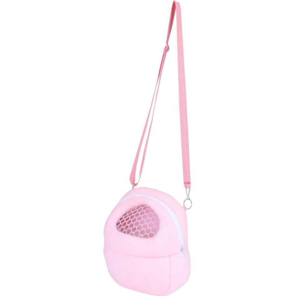 Bolsa Transportadora para Cobayas Tiiyee Rosa Transpirable