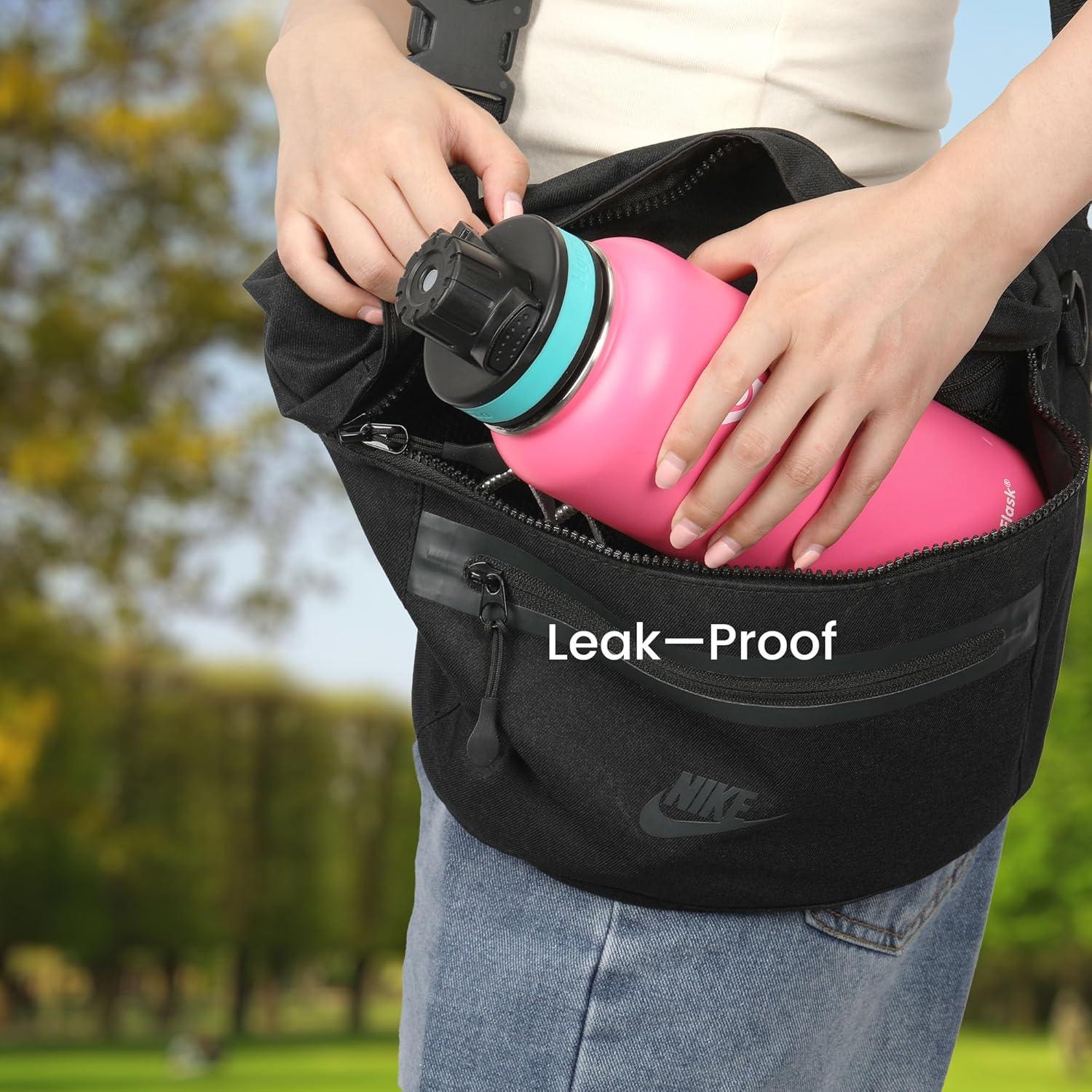 Tapa Flip Hydro2Go para Botellas Boca Ancha 2 PC - A Prueba de Fugas