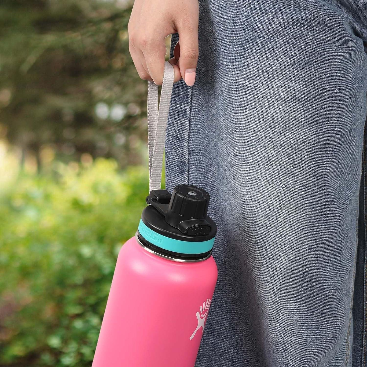 Tapa Flip Hydro2Go para Botellas Boca Ancha 2 PC - A Prueba de Fugas