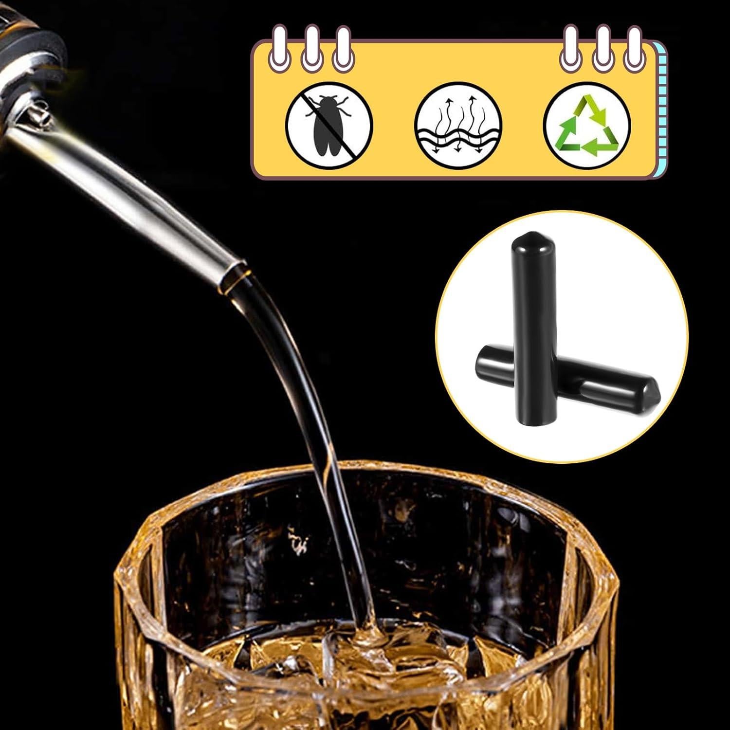 120 Cubiertas de Vertedor de Botellas de Licor Tobeelec