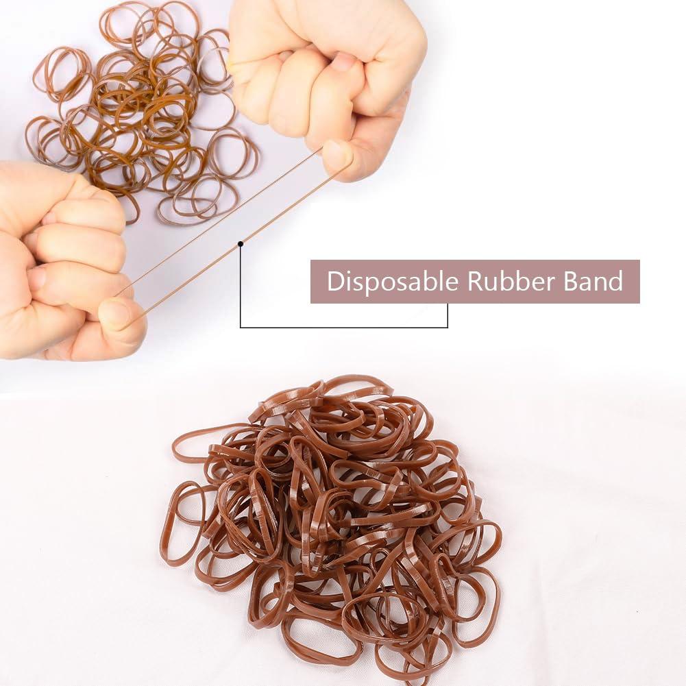 Kit de 300 Pinzas para el Cabello Marrón - 100 Bobby, 100 en U, 100 Bandas