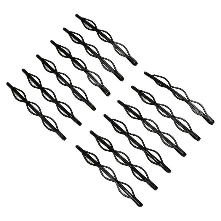 Juego de 12 Horquillas Negras Vintage Jinshining para Cabello
