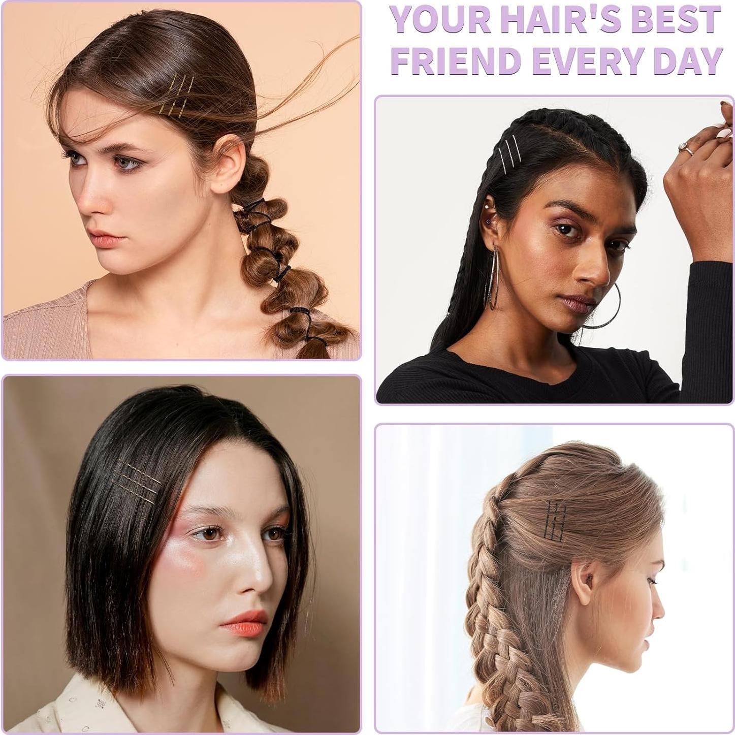 Horquillas para el Cabello Mia Klein 5 cm 60PCS Plata