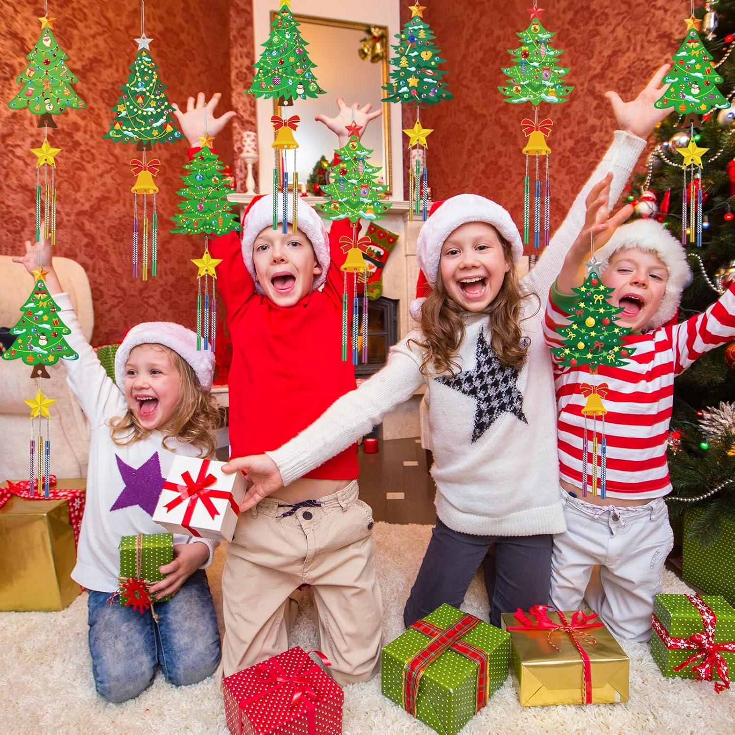 Kit de Manualidades de Navidad gisgfim - 16 Piezas de Madera DIY