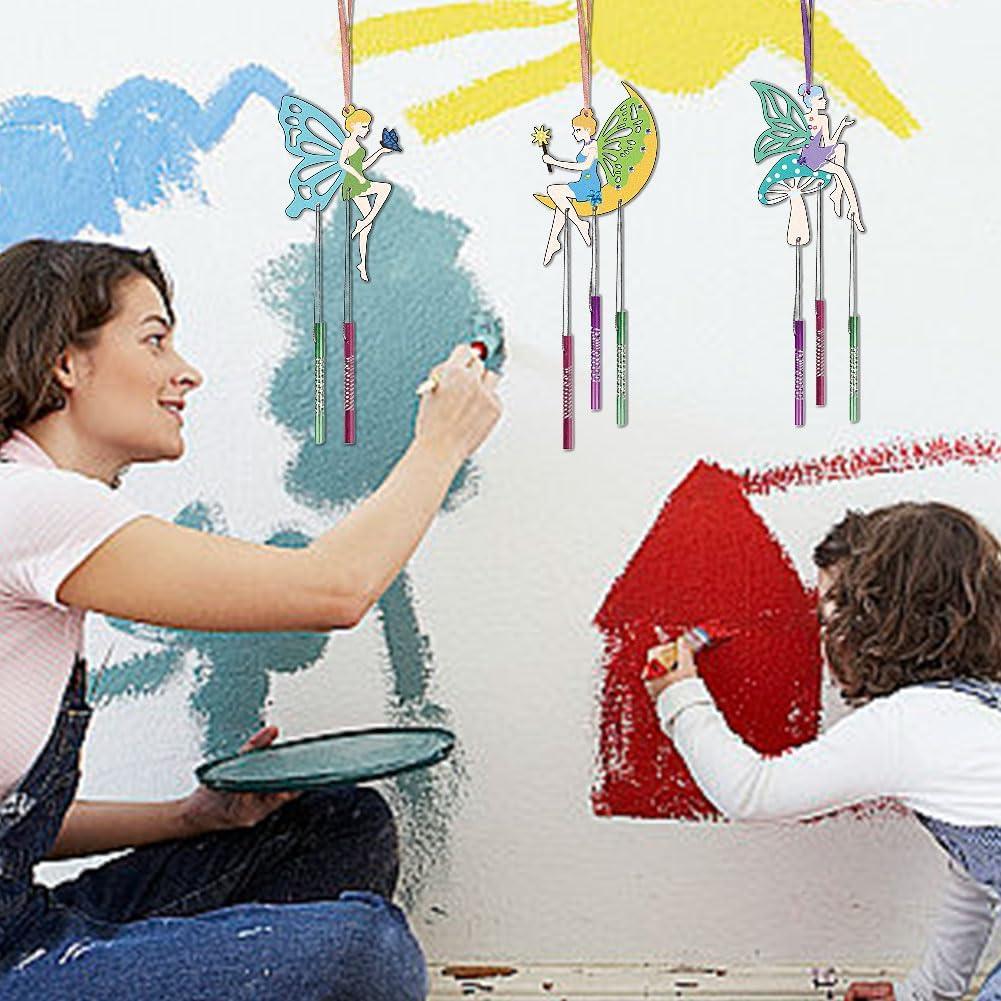 Kit de Campana de Viento de Madera CHGCRAFT 15 Piezas DIY