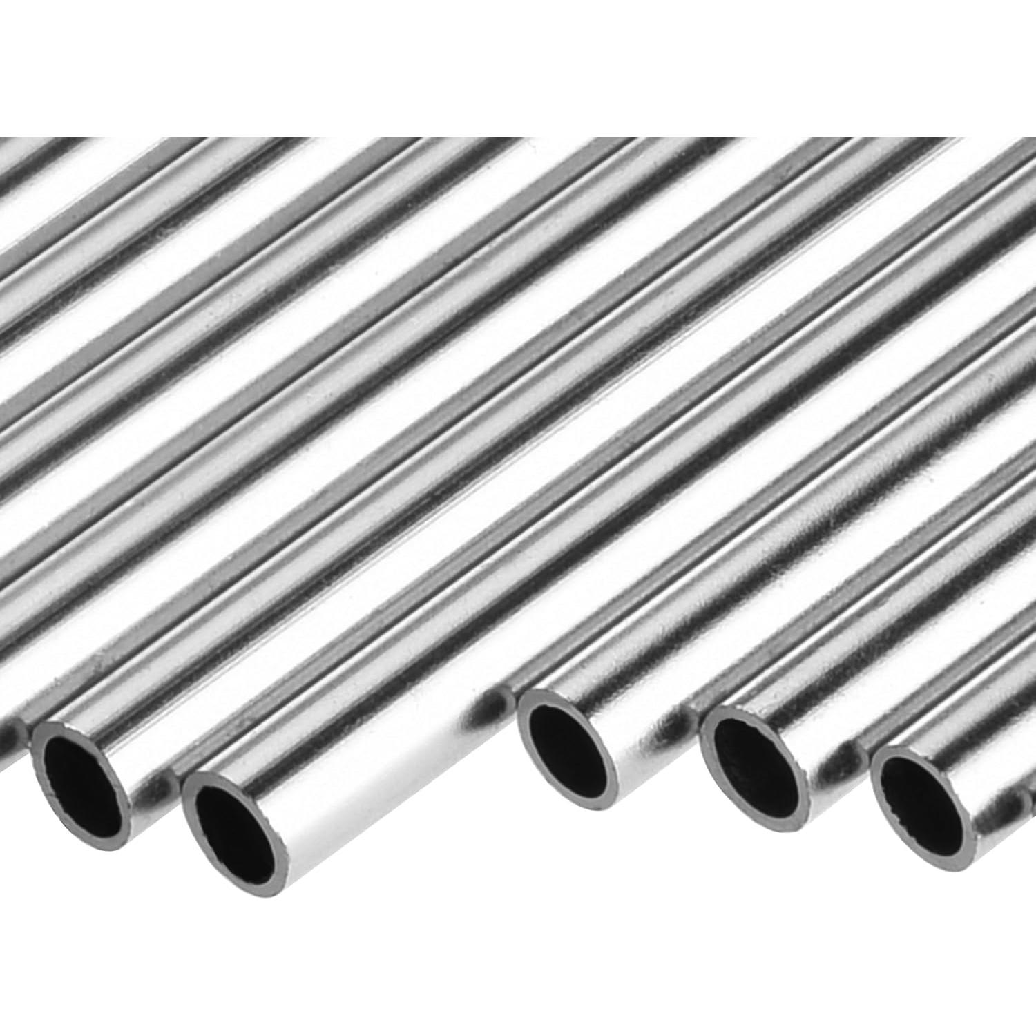 Paquete de 30 Tubos de Campanas de Viento Cosmos Plateado