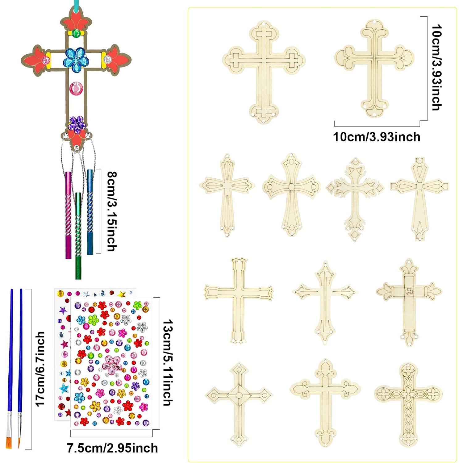 Kit de Campana de Viento DIY Cinrobiye 12 Paquetes Multicolor