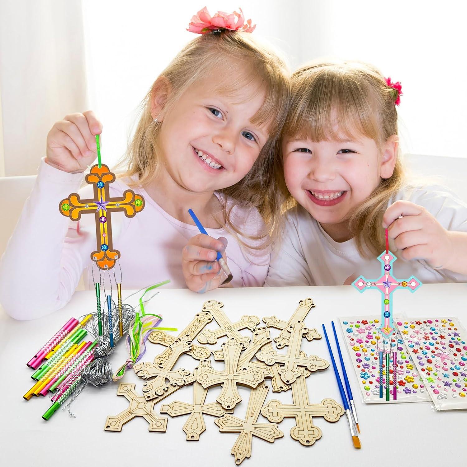 Kit de Campana de Viento DIY Cinrobiye 12 Paquetes Multicolor