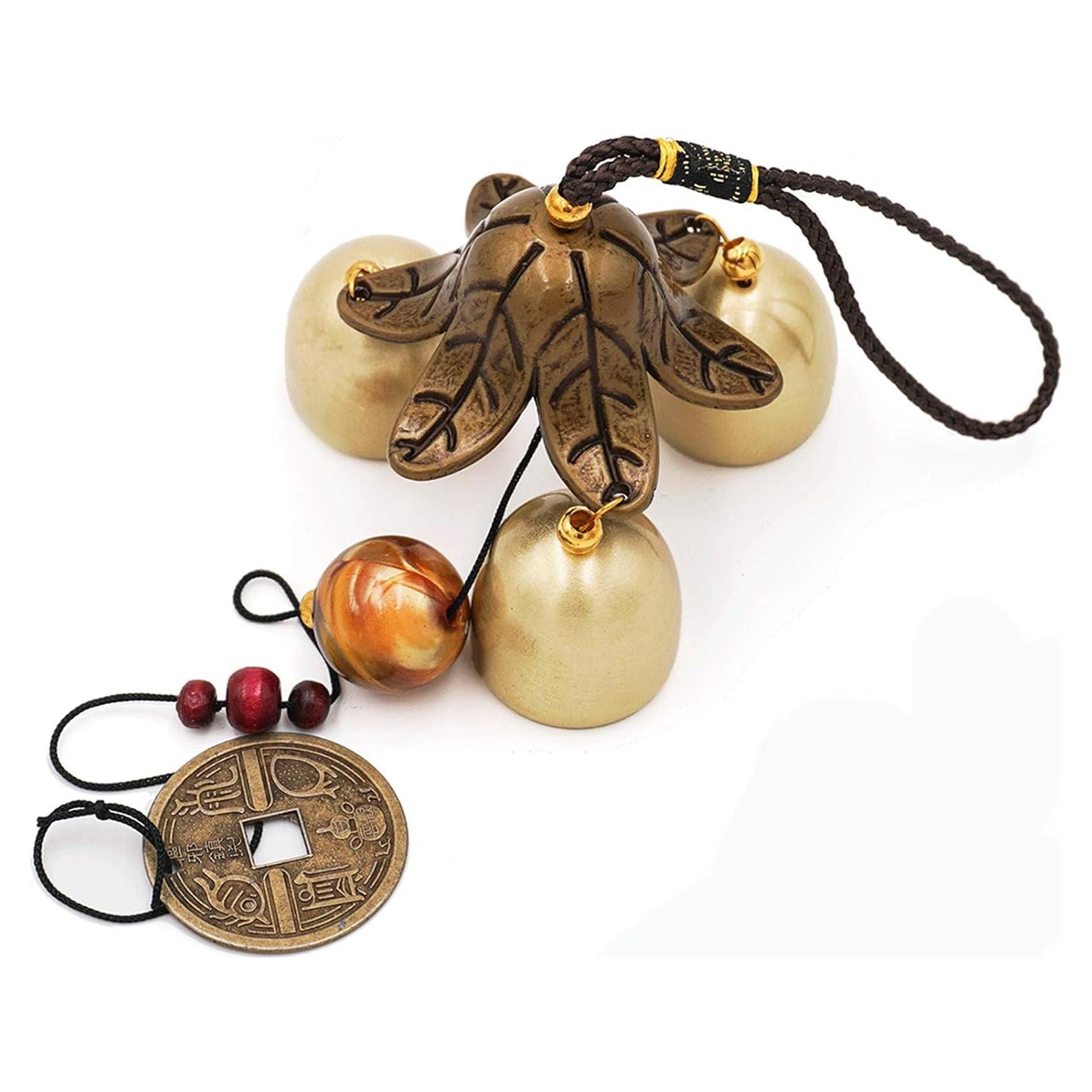 Campanas de Viento Banfeng 3 Piezas Latón 45cm Feng Shui