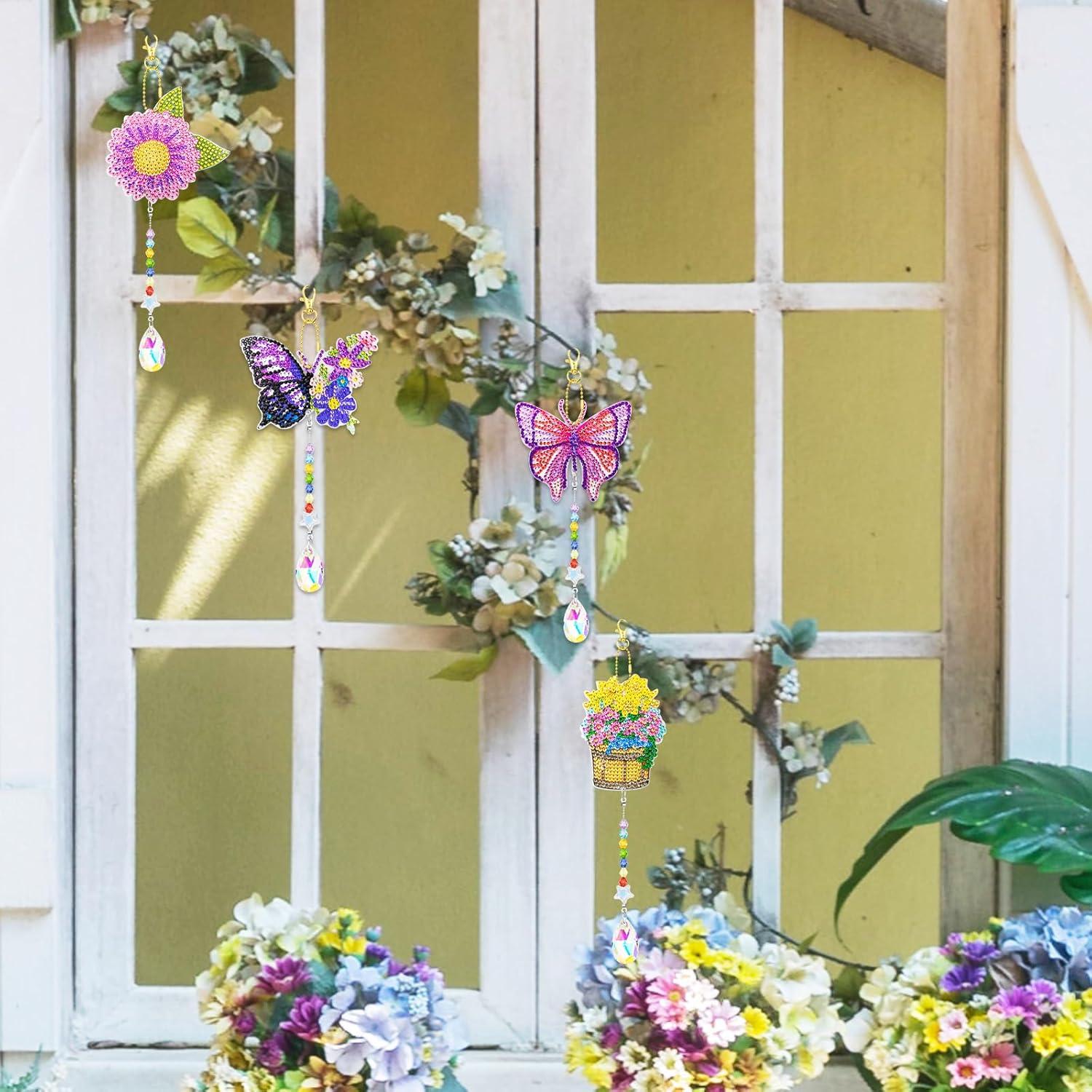 6 Piezas Kit de Pintura de Diamantes Pecopcock Primavera