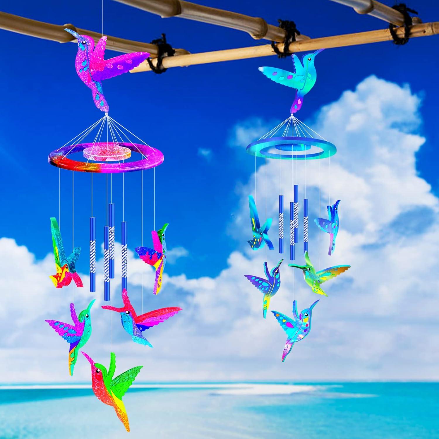 Moldes de Resina para Campanas de Viento Mity Rain - 6 Colibríes