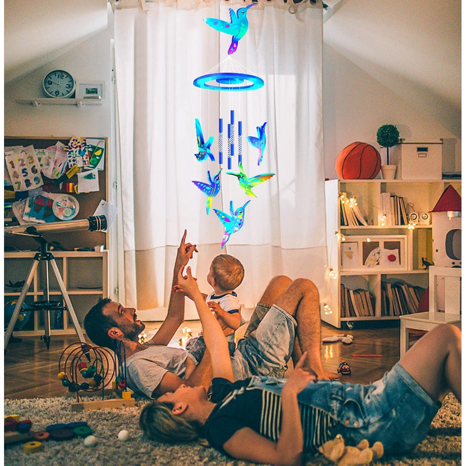 Moldes de Resina para Campanas de Viento Mity Rain - 6 Colibríes