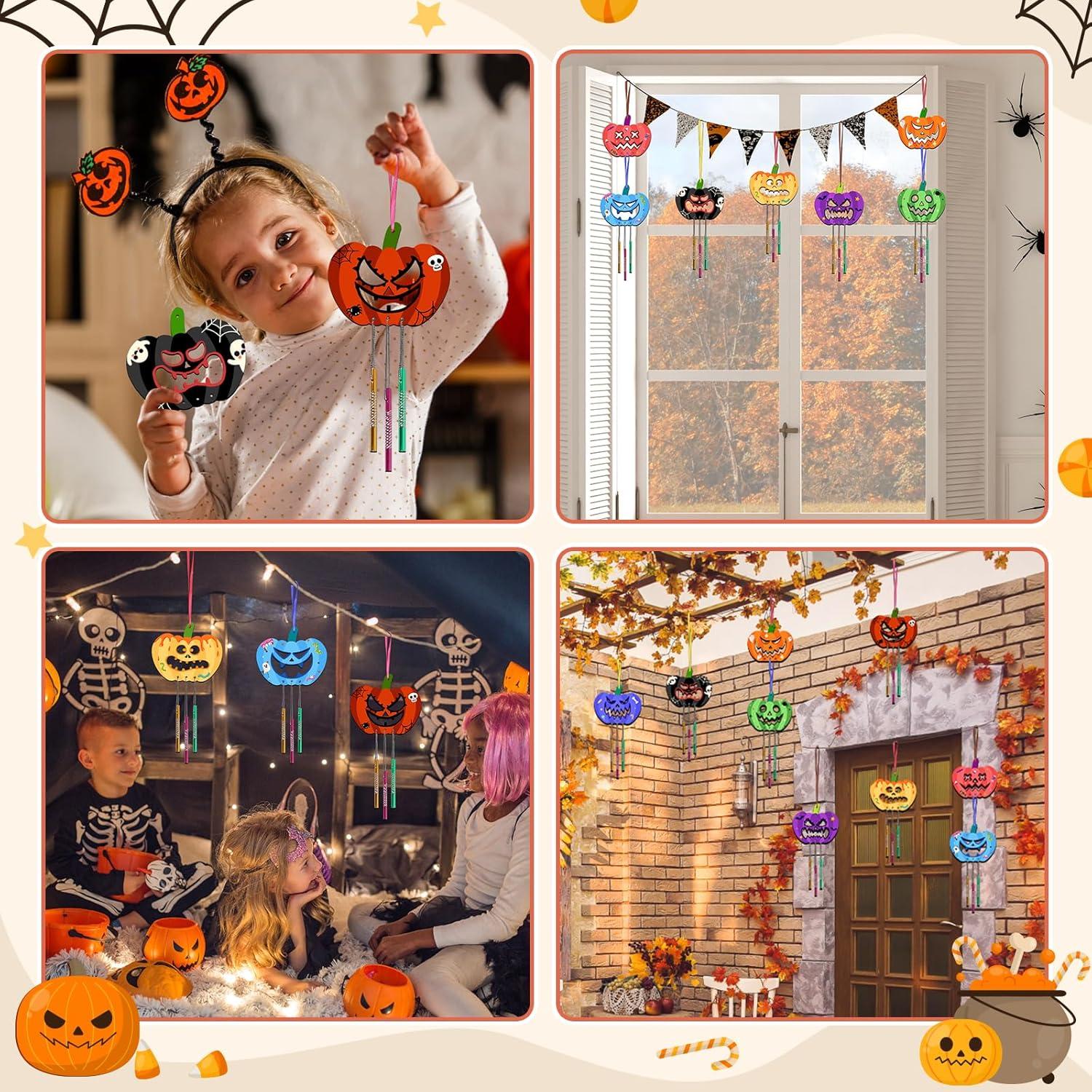 Kit de Campanas de Viento de Madera MEZOOM 9 Piezas DIY