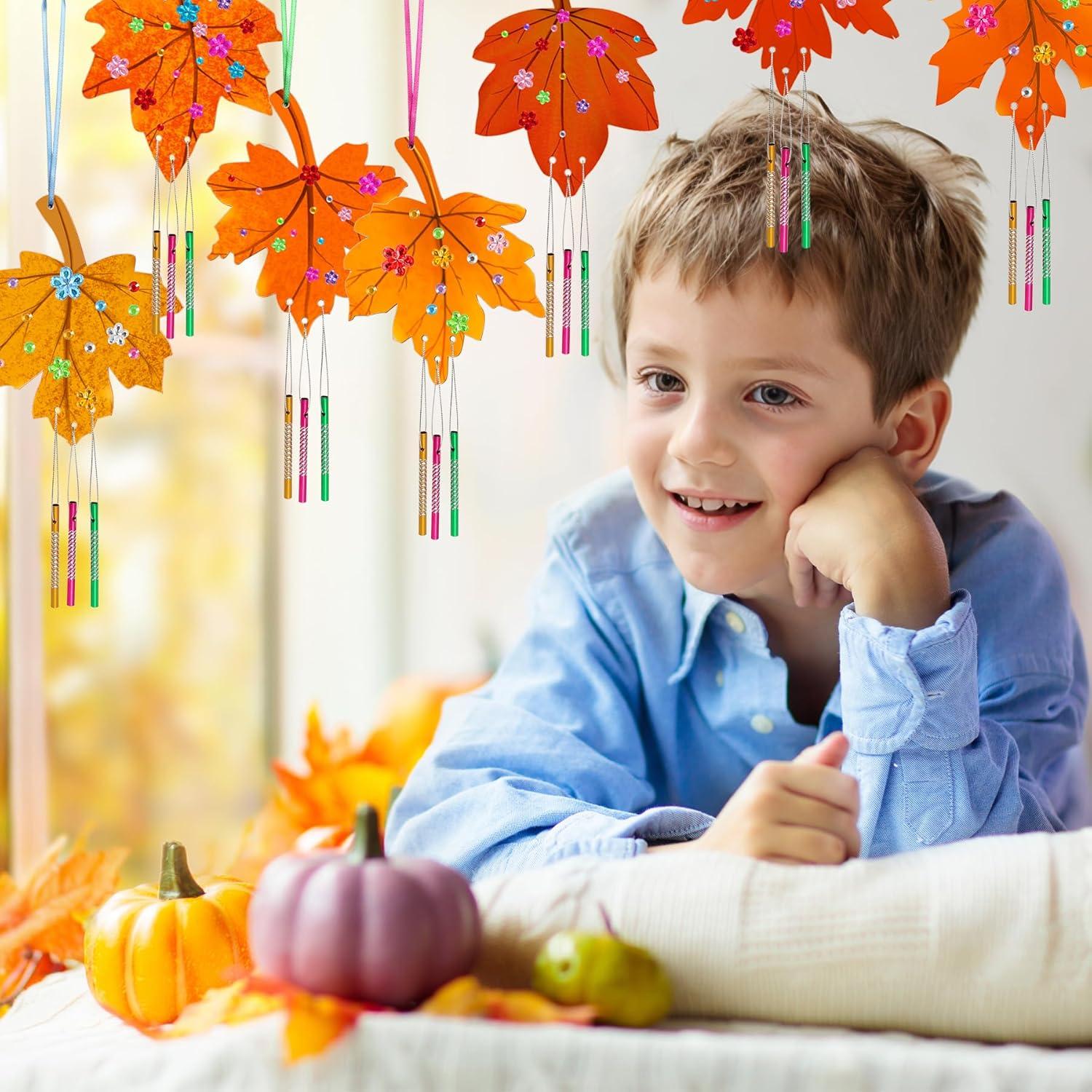 Kit de Manualidades Hmxpls - 9 Campanas de Viento de Madera