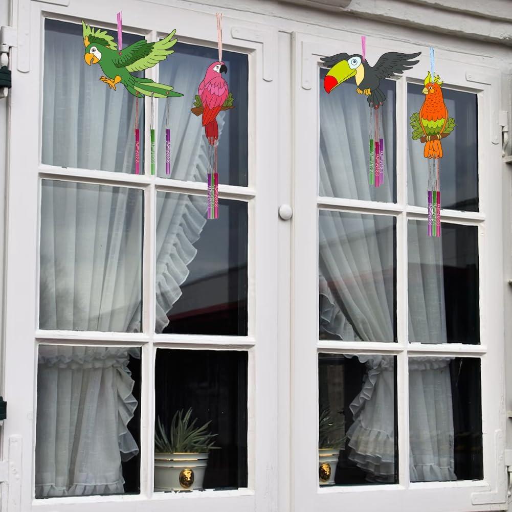 Kit de Campana de Viento de Loro CHGCRAFT 15 Piezas DIY