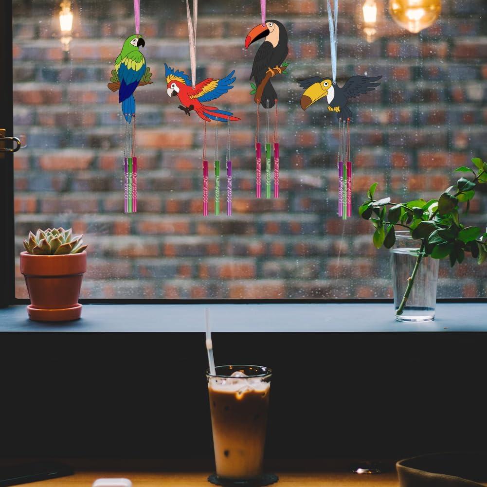 Kit de Campana de Viento de Loro CHGCRAFT 15 Piezas DIY