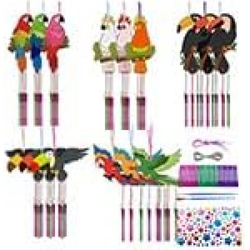 Kit de Campana de Viento de Loro CHGCRAFT 15 Piezas DIY