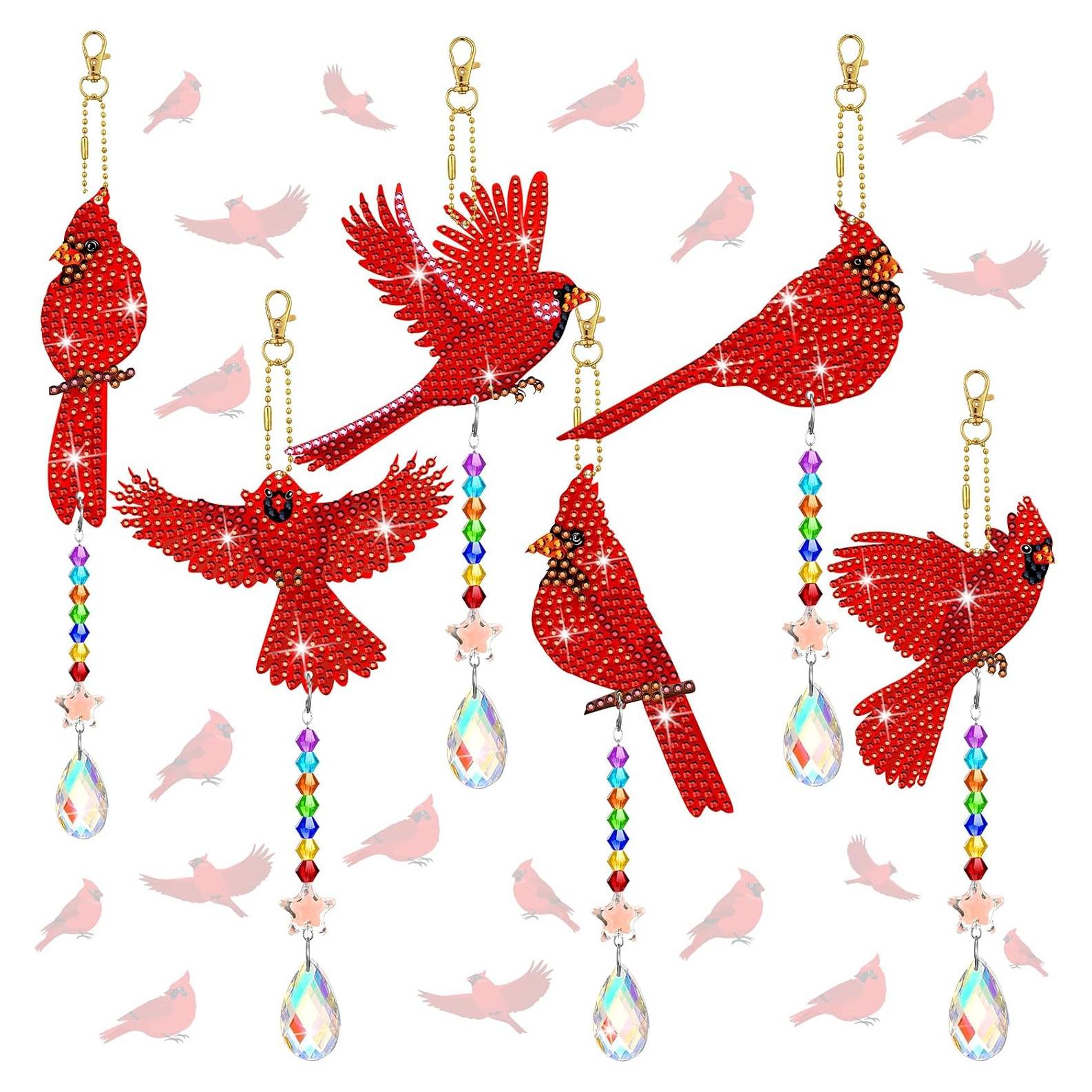 Kit de Arte de Diamante Tradder 6 Pcs Campanas de Viento Decorativas