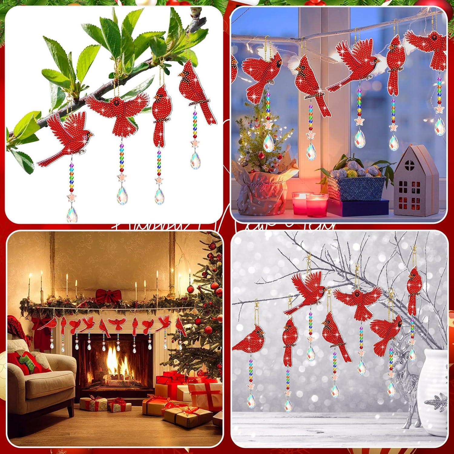 Kit de Arte de Diamante Tradder 6 Pcs Campanas de Viento Decorativas