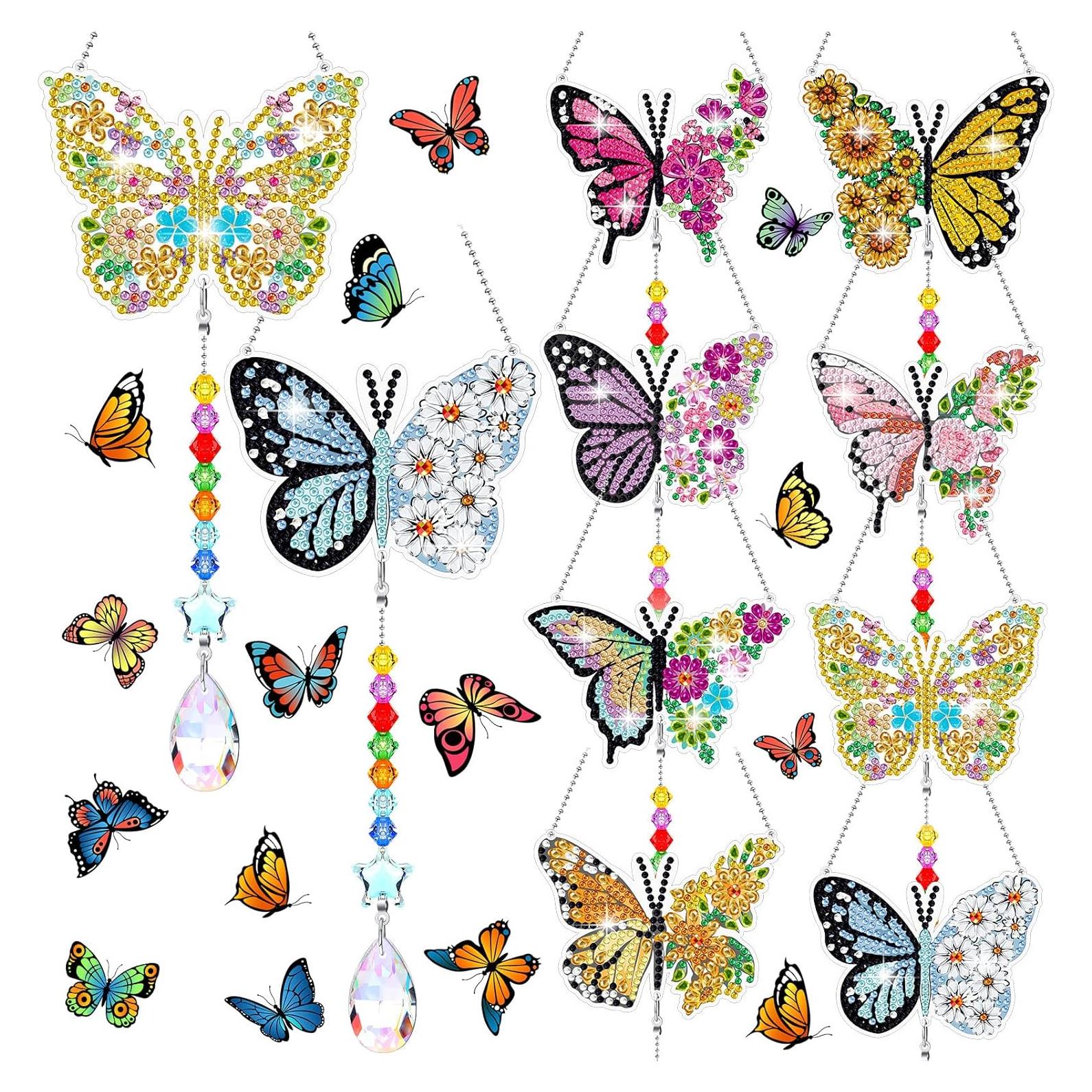 Kit 8 Pcs Atrapa Sol Pintura Diamante Giegxin 20 cm