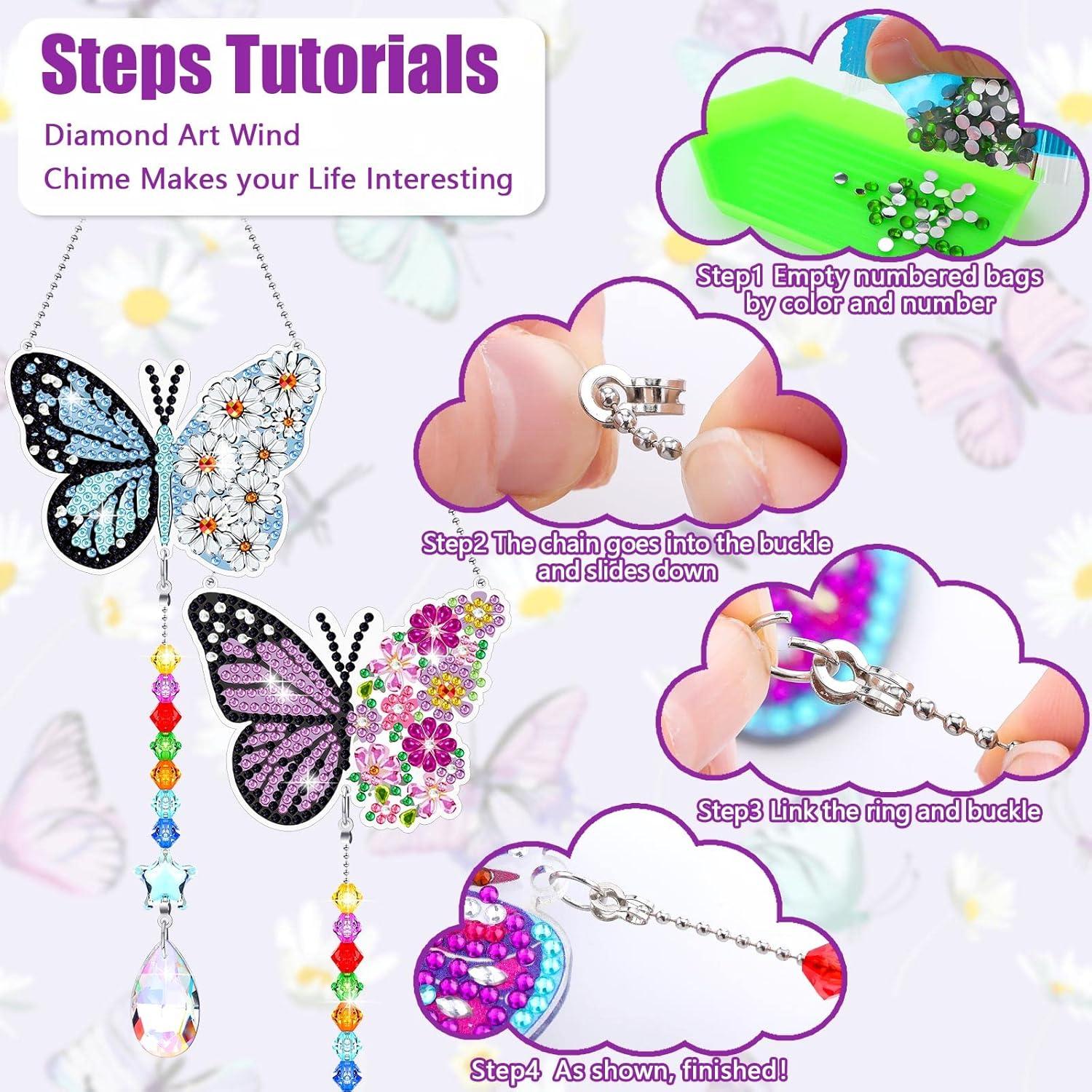 Kit 8 Pcs Atrapa Sol Pintura Diamante Giegxin 20 cm