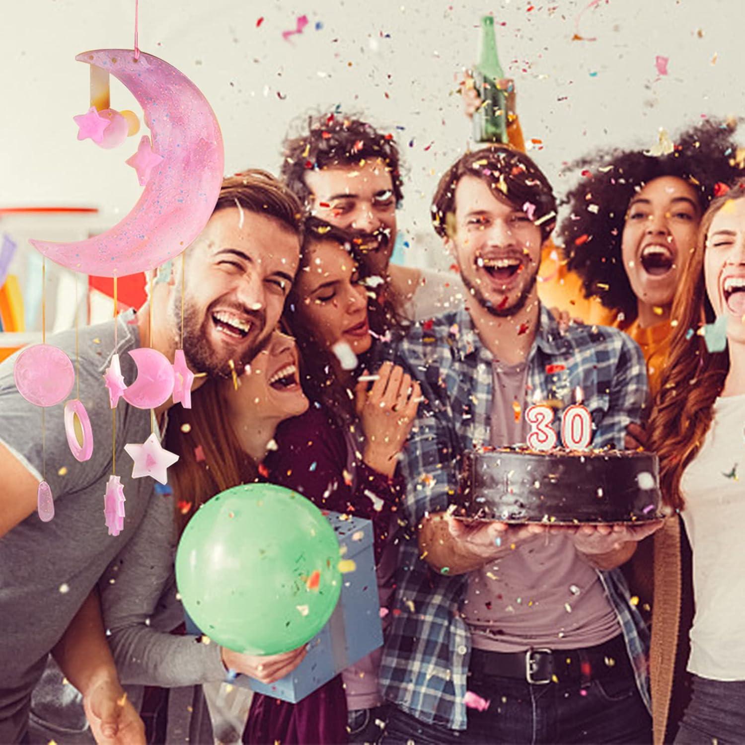 Moldes de Resina WOOPSOO para Campanas de Viento - 4 Piezas