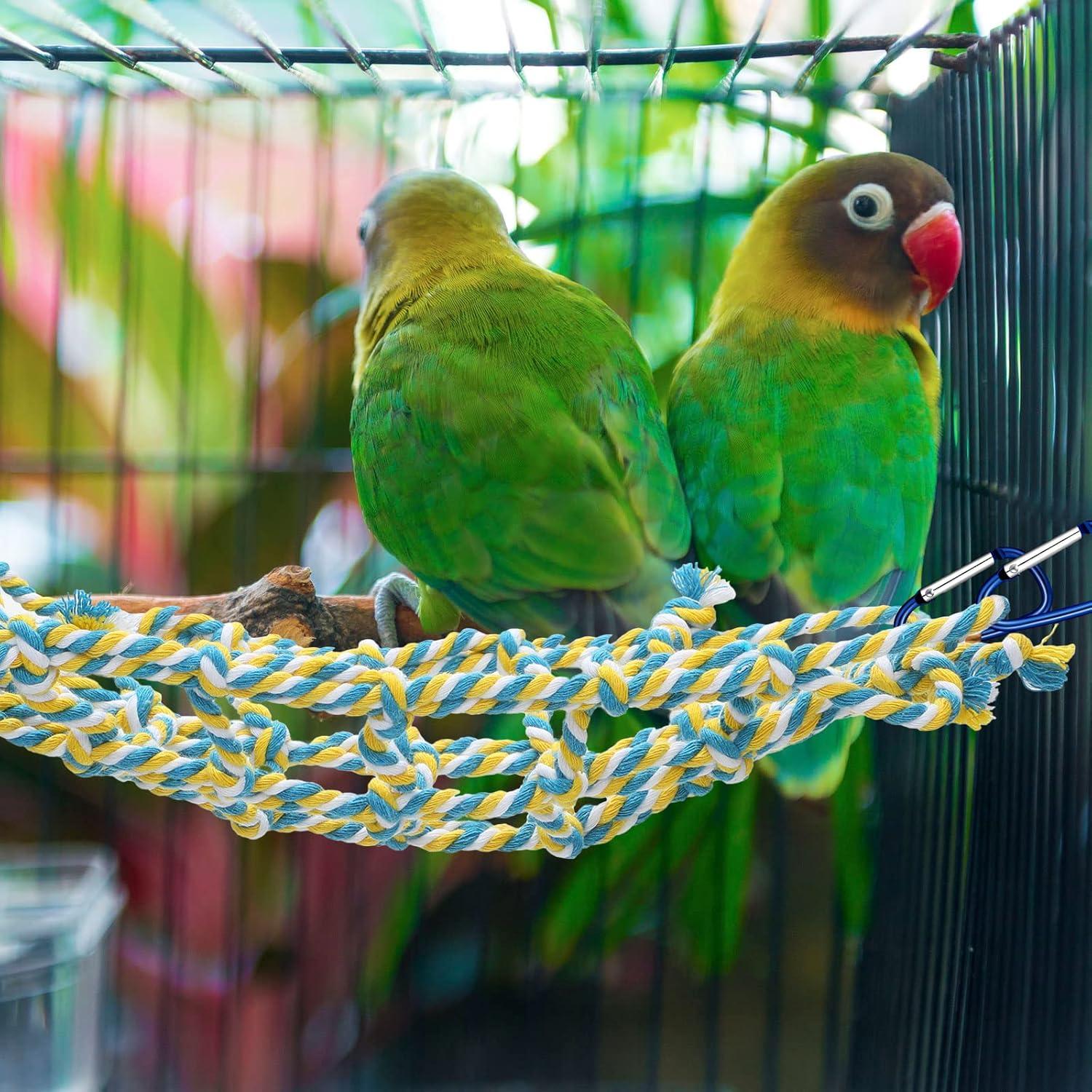 Red de Cuerda para Escalar Mascotas Weewooday 28x20cm 2 Piezas