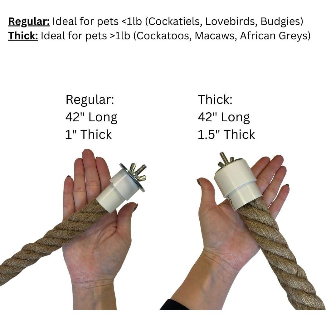 Cuerda Natural Doblable 106.68 cm Exotic Nutrition para Mascotas