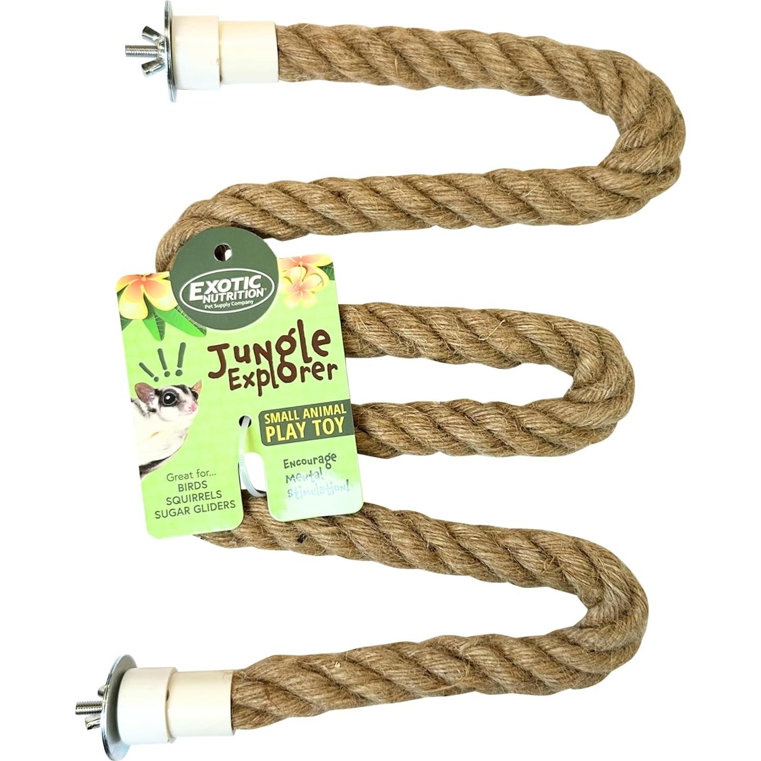 Cuerda Natural Doblable 106.68 cm Exotic Nutrition para Mascotas