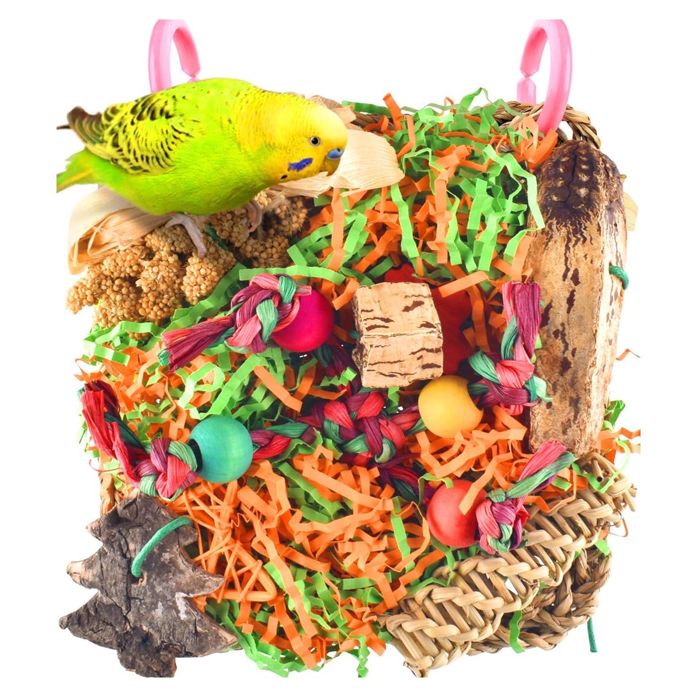 Juguete para Aves KATUMO Alfombra de Hierba 16.8x16.8cm