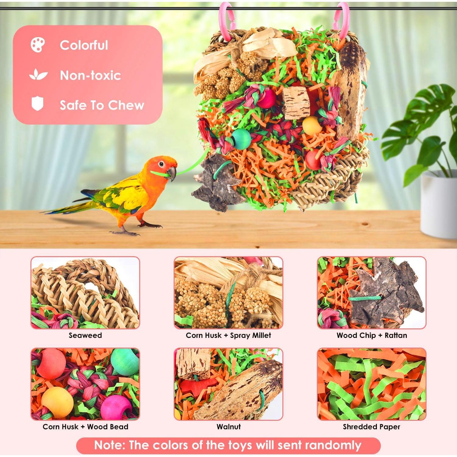 Juguete para Aves KATUMO Alfombra de Hierba 16.8x16.8cm