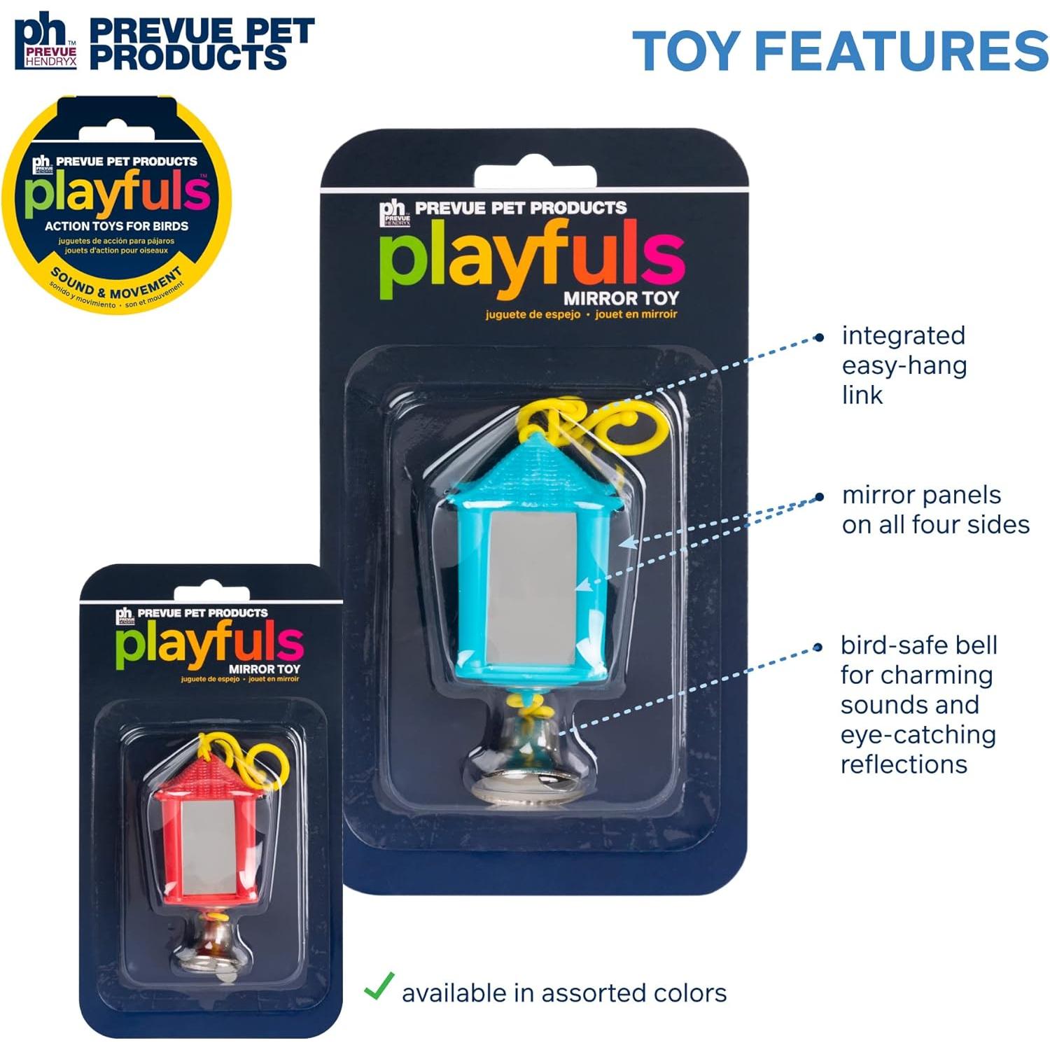 Juguete para Pájaro Espejo Linterna Prevue 60420 13.34 cm