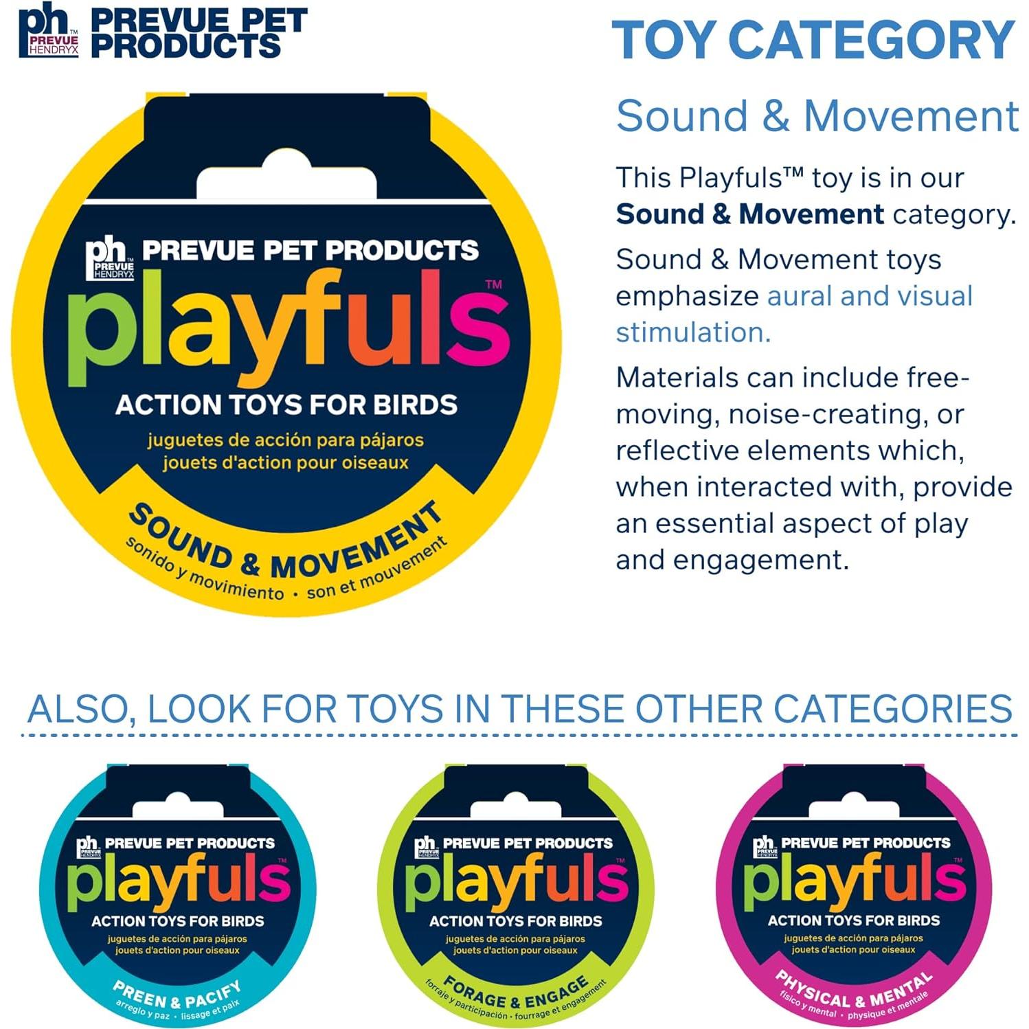 Juguete para Pájaro Espejo Linterna Prevue 60420 13.34 cm