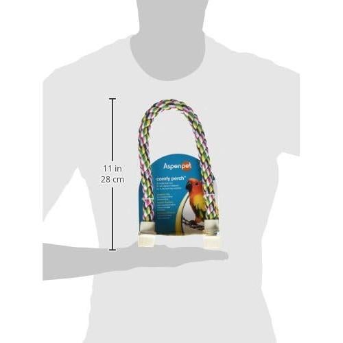 Percha para Aves JW Pet Comfy Mediana 53.34 cm Flexible Multicolor