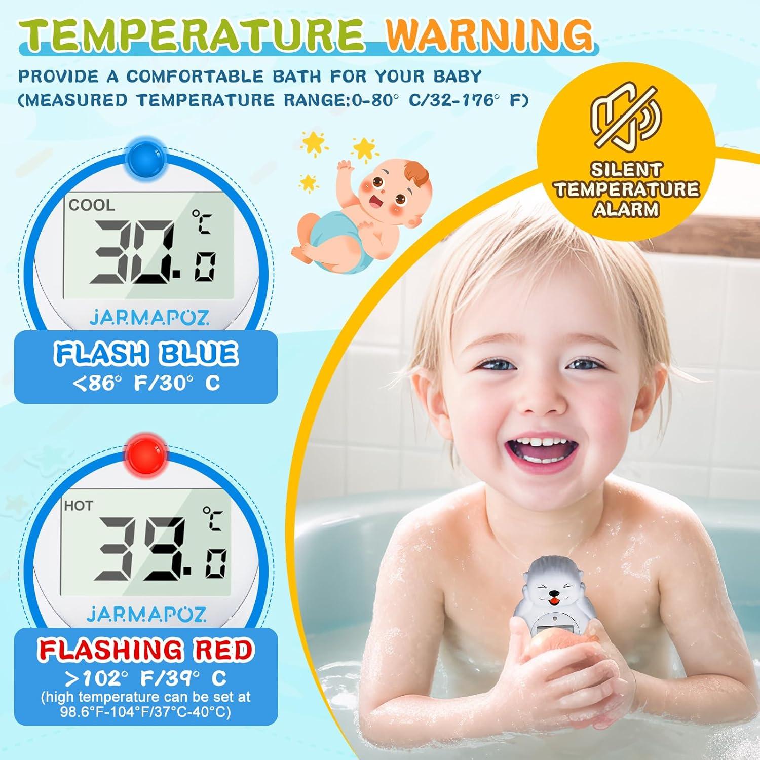 Termómetro de baño para bebés JARMAPOZ pato con alerta de temperatura