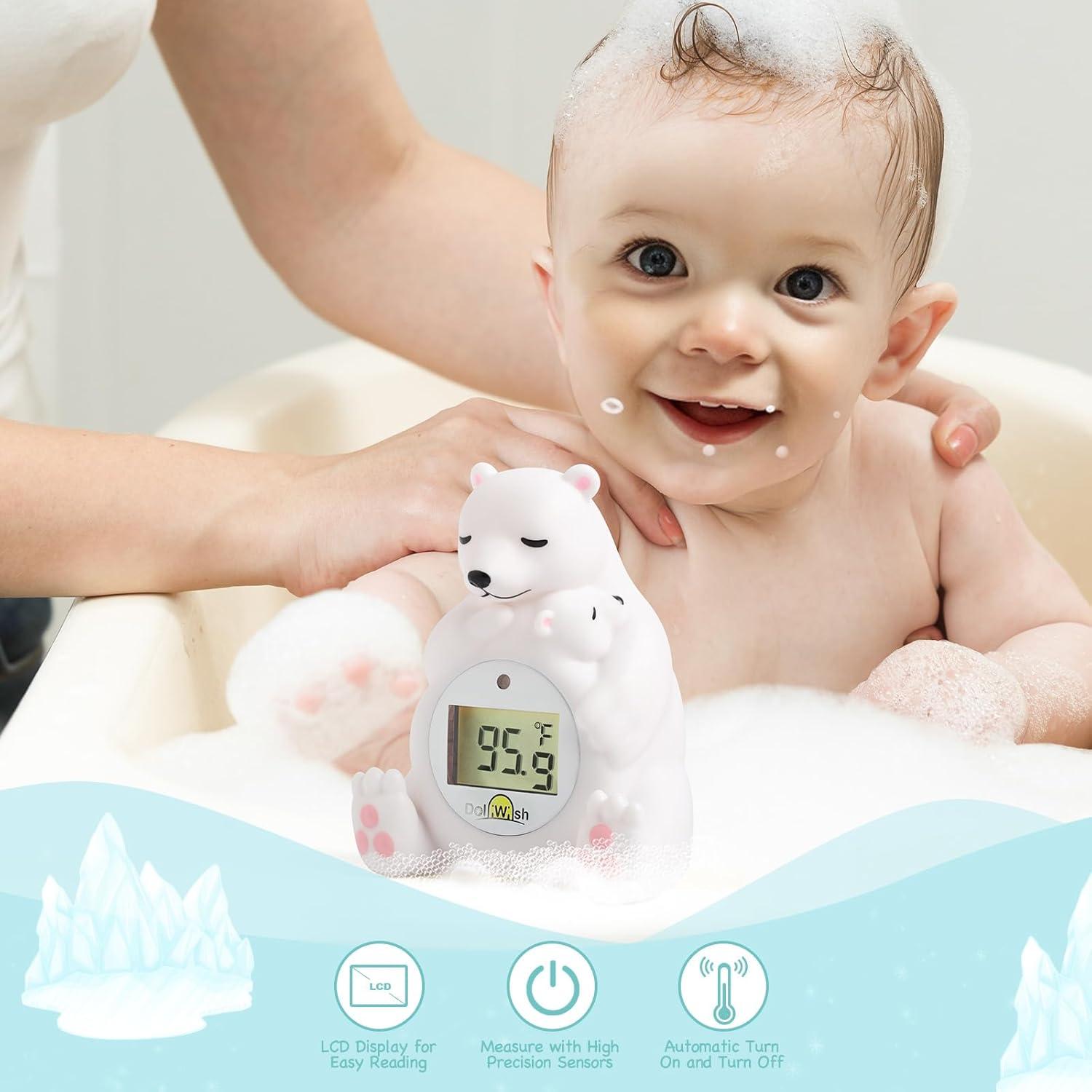 Termómetro de baño digital Doliwish oso polar para bebés