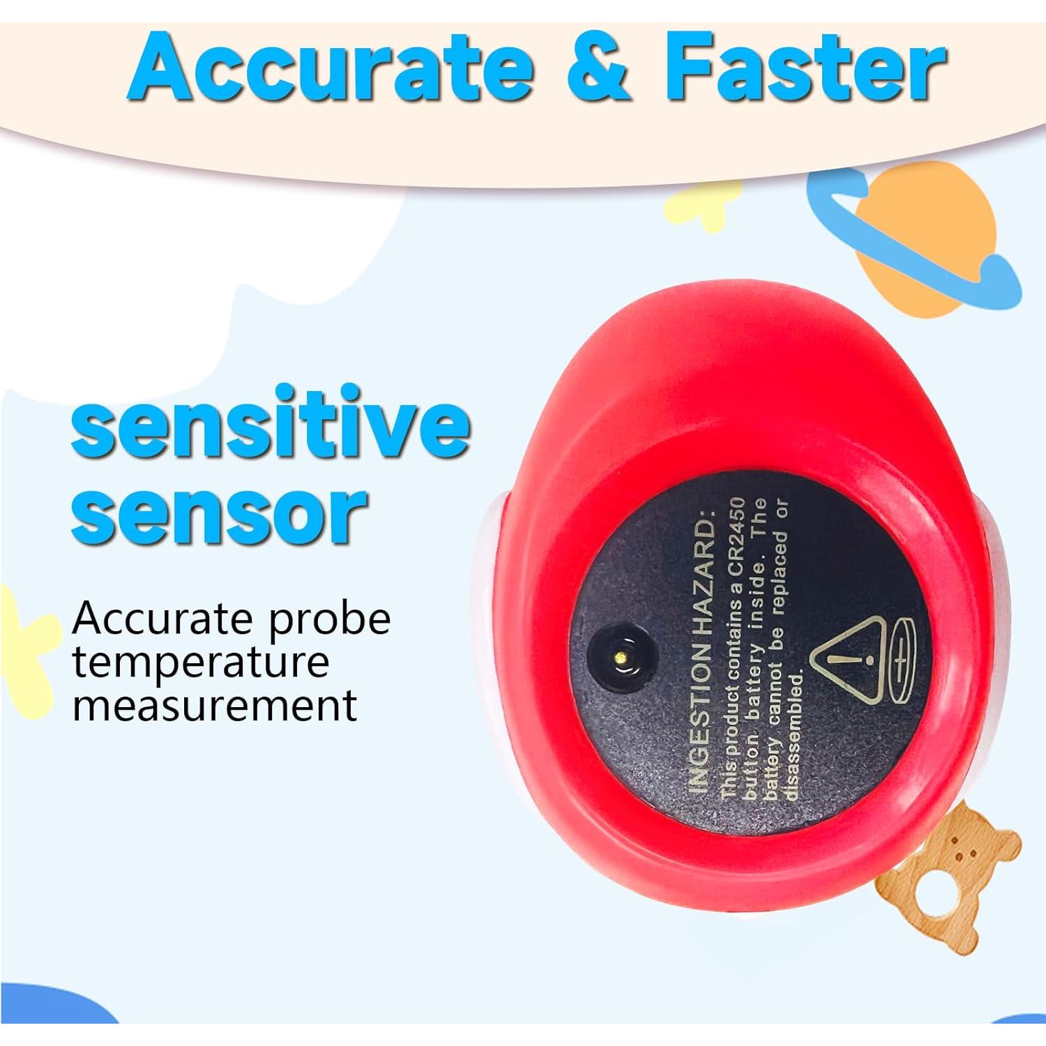 Termómetro de baño para bebés PioMeing Flamingo, seguro y LED