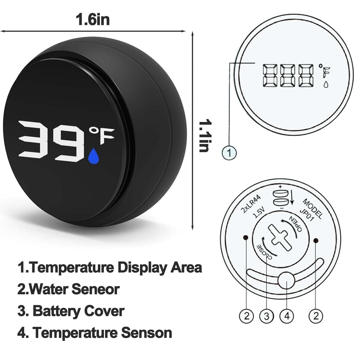 Termómetro Flotante de Baño de Hielo Palksky IP67