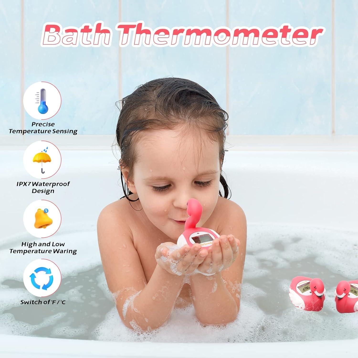 Termómetro de baño para bebés Doli Yearning Flamenco LCD