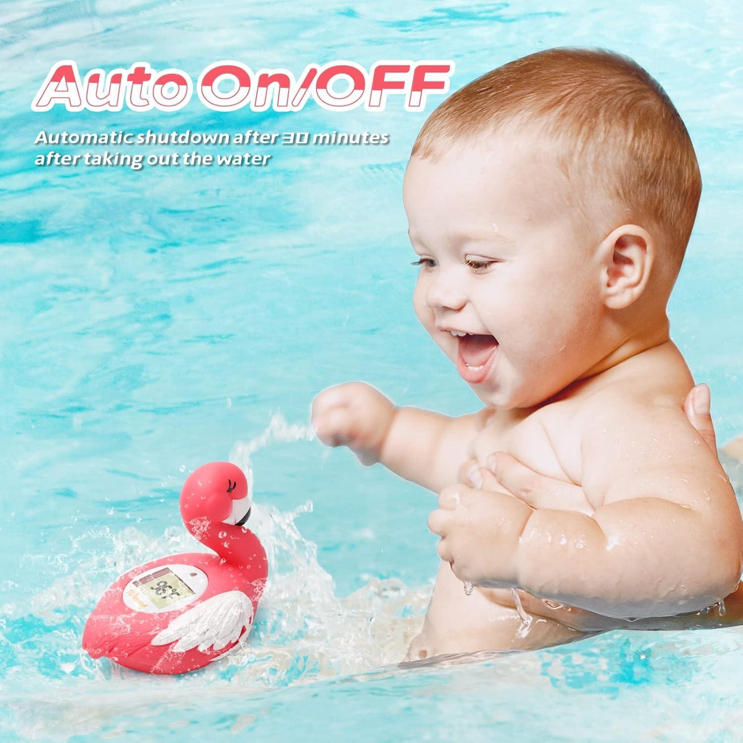 Termómetro de baño para bebés Doli Yearning Flamenco LCD