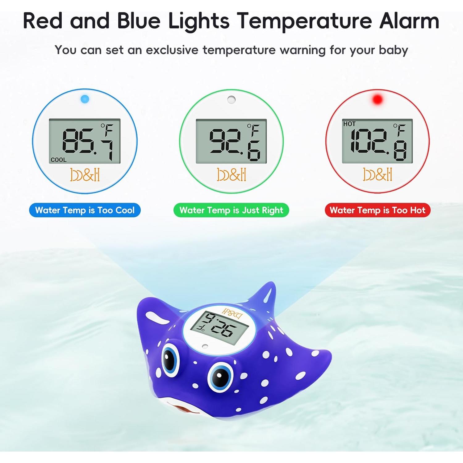 Termómetro de baño digital B&H para bebés pez diablo