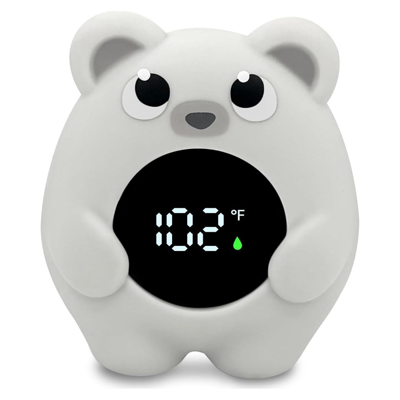 Termómetro de Baño CHAMIUU para Bebés - Flotante Oso Gris