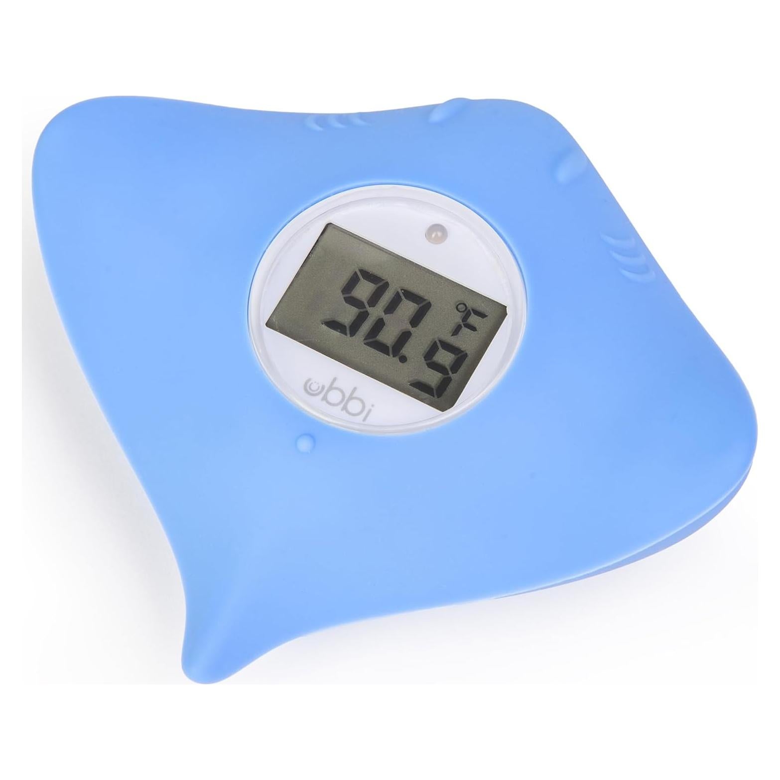 Termómetro de baño Ubbi Stingray para bebés, digital y seguro